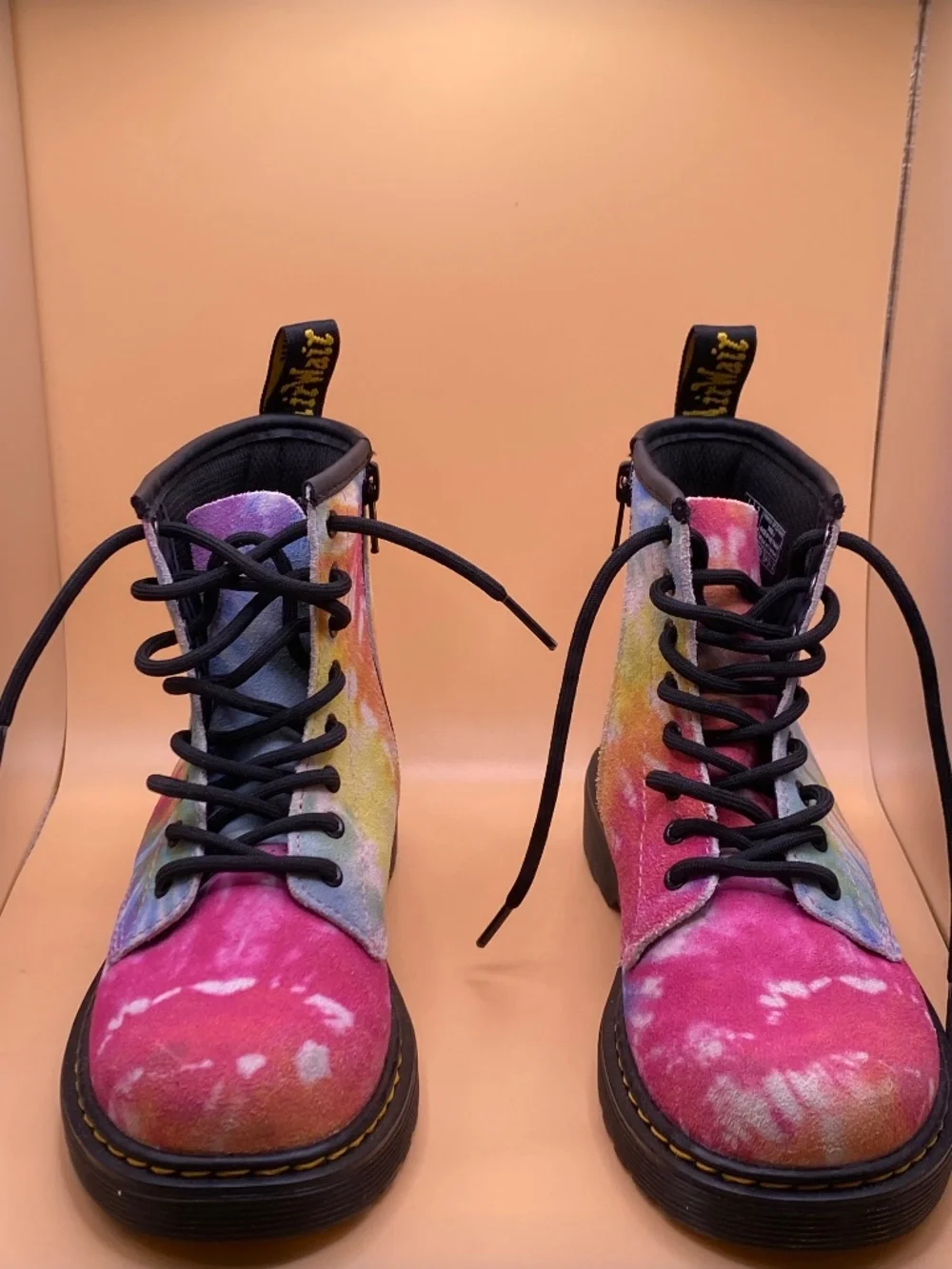 Dr. Marten's Rainbow Tye Dye Shoes - Like New